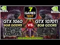 GTX 1060 6GB vs GTX 1070 Ti 8GB 7 Games Tested How Big The Difference