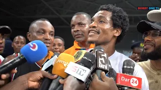 maneno ya hassan baada yakutangazwa kuwa mshindi mpya mkanda wa wbo huyu ndio mwakinyo sikia maneno