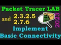 Cisco Packet Tracer LAB 2 3 2 5 2 7 6 - Implement Basic Connectivity 2023