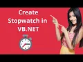 How to make a stopwatch in visual basic 2010