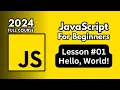 JavaScript Basics Hello World - Console log