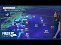Potent Cold Front Moves in Overnight and Brings Snow and Gusty Winds