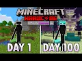 Download Lagu I Survived 100 Days as an ENDERMAN in Hardcore Minecraft… Here's What Happened