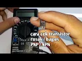 Download Lagu Cara cek transistor bagus atau rusak dengan multimeter digital