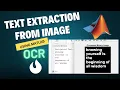 Text Recognition Using OCR in MATLAB