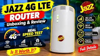 Jazz 4G LTE Router Unboxing & Review π₯ | Real Speed Test 2026