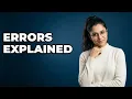 How Do Syntax Errors Differ From Runtime Errors