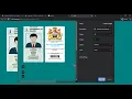 Printable Staff ID Card Creator System using Demo