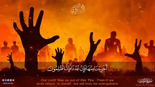 الشيخ المنشاوي  ر ب  ن ا أ خ ر ج ن ا م ن ه ا   دندنها