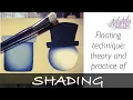 Decorative Painting Tutorial - How to float color and shading with acrylics