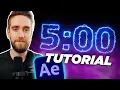 Make a Countdown Timer in After Effects Tutorial