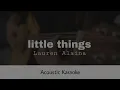 Lauren Alaina - Little Things (Acoustic Karaoke)