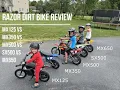 Razor Dirt Bike Review MX125 MX350 and MX650 - All Within One View