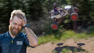 Fully Sending my 180 HP Golf Kart!