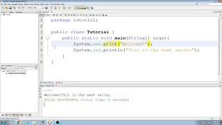 Novice Java Tutorial with Apache NetBeans 11 0 3 System out print