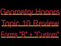 Geometry Topic 10 review