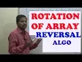 ROTATION of an array REVERSAL Algorithm