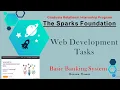 Basic Banking System The Sparks Foundation Web Development