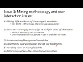 Lecture 4 - Data Mining Issues