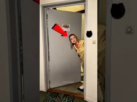 She Used Genius Hotel Safety Tricks 😳#shortvideo