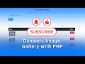 Dynamic image gallery php Image Gallery PHP Gallery Upload ProgrammingwithVishal