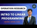 Linear Programming Problems LPP Introduction Operation Research Study at Home with me