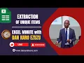 Download Lagu Extraction of Unique Items in Microsoft Excel.