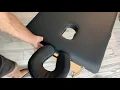 How to set up the Portable Massage table from Amazon