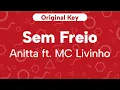 Lagu Karaoke Sem Freio - Anitta ft  MC Livinho | Original Key (Cover with Backing Vocals)