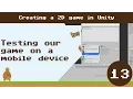 Testing our game on a mobile device RNDBITS-015 RBR13