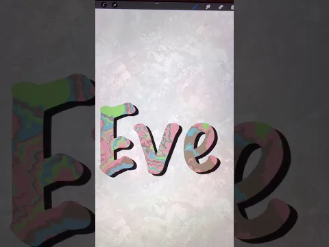 name series | eve☘️🦋🪵🌸 | #shorts #procreate #digitalart #shortsviral #art