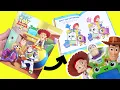 Toy Story 5 Movie Activity Coloring Book with Woody Buzz Jessie Lilypad Smartypants Dolls