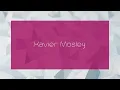 Xavier Mosley - appearance
