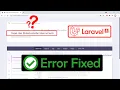 Laravel 8 Controller CLASS Does Not Exist - Error Fixed