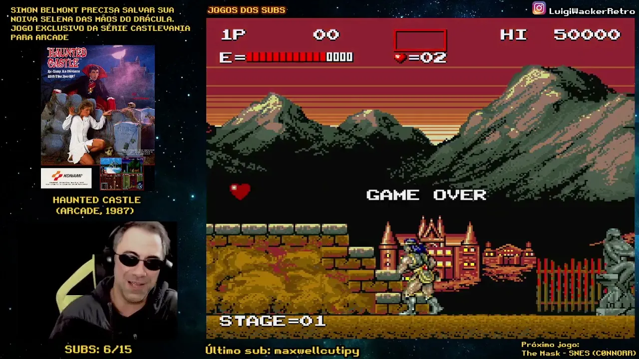Haunted Castle (Arcade) - 1° Dia (Jogos dos Subs)