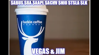 Vegas Jim Sunday s Stock Market Updates ABUS BA AAPL ACHV NIO TSLA LK