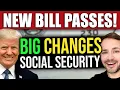 Lagu JUST PASSED! Big Changes to Social Security Benefits
