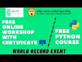 Guvi Free Online Workshop with Certificate Free Python Course AICTE Artificial Intelligence