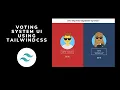 Create Voting UI using TailwindCSS