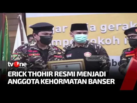 Menteri BUMN Erick Thohir Resmi Menjadi Anggota Kehormatan Banser