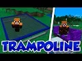 TRAMPOLINE'S IN MINECRAFT!