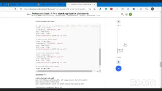 Open Session Summary Week 9 - Python