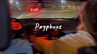 payphone (slowed reverb + lyrics)