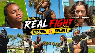 FIKSHUN VS BRONTE | I PISSED HER OFF A FEW TIMES DURING THIS
