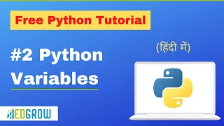Python Variables in Hindi Python tutorials for beginners Python for Data Science