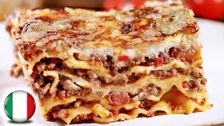 Easy Lasagna Recipe with Bechamel Sauce. 
