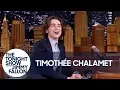 Timothee Chalamet Broke His Only Rule for The Tonight Show