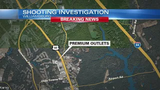 Police Shots fired after altercation at Williamsburg Premium Outlets Tuesday