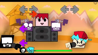 Geometry Dash and FNF | Blammed, Ugh and Ballistic