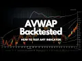 How to Backtest Technical Indicators in Python - AVWAP vs ASMA